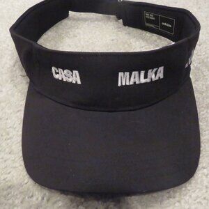 Adidas One Size Fits Most Unisex Black Visor Adjustable Backstrap